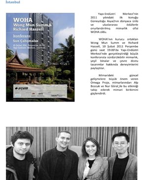 WOHA-İSTANBUL-KONFERANSII